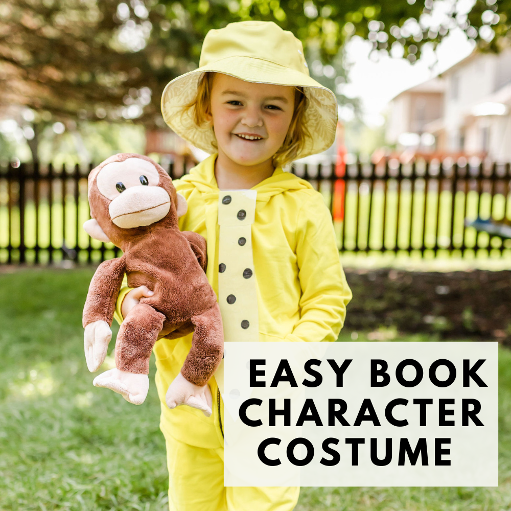 DIY Book Character Costume - Man in the Yellow Hat from Curious George