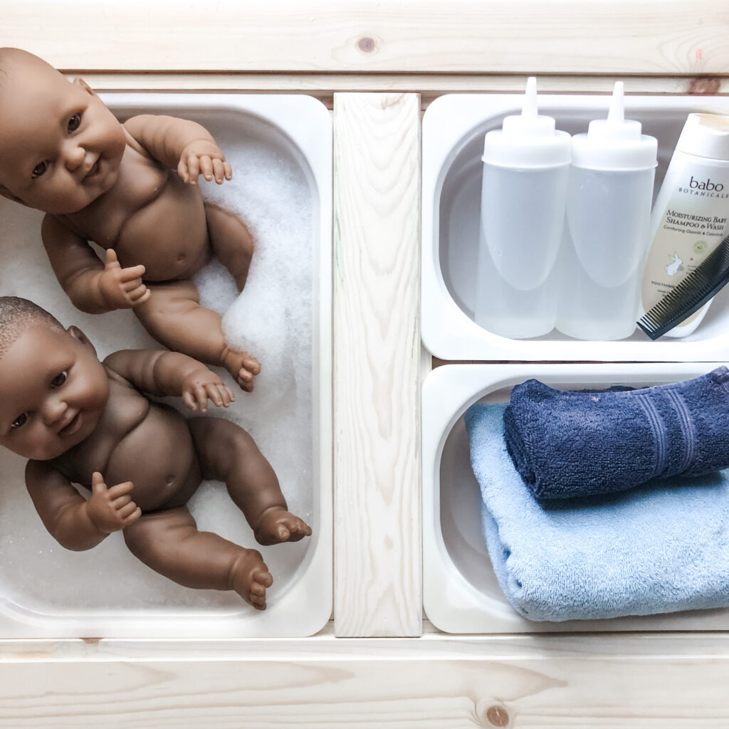 Goodnight Fox - Flisat Table Sensory Play Setup for Beginners