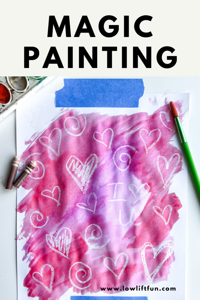 Easy Valentine's Day Mess Free Painting For Kids - Active Littles