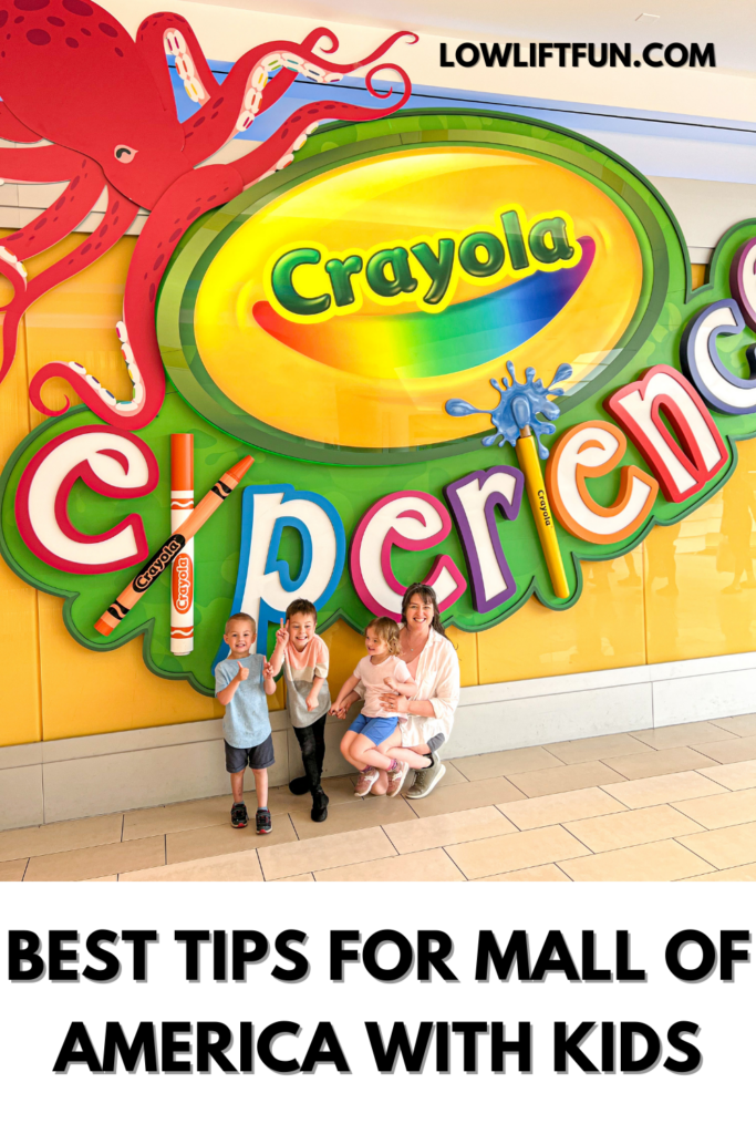 Tips for Mall of America with Kids: Crayola Experience