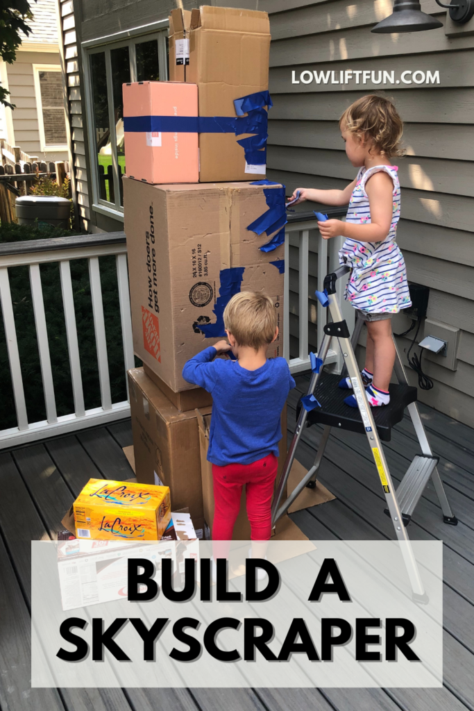 5 EASY Summer Crafts for Kids: build a skyscraper