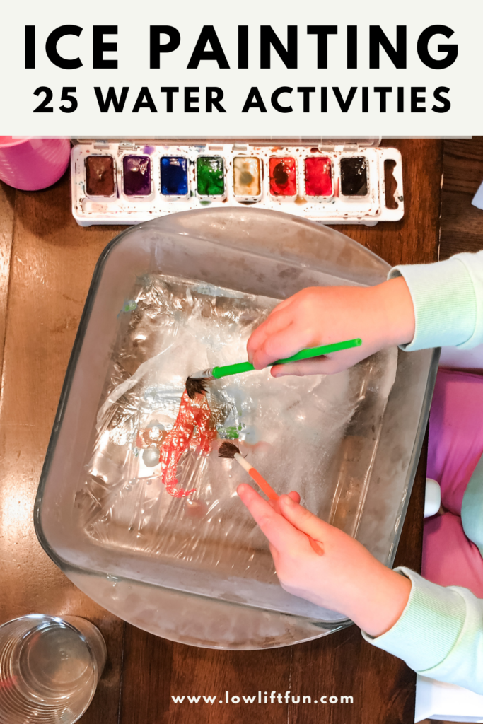 How do I build fine motor skills? - Ice Painting