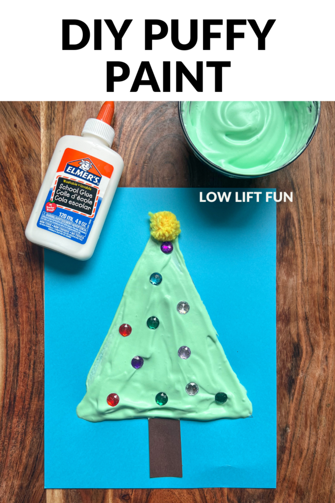 Puffy Paint Christmas Tree - The Best Ideas for Kids