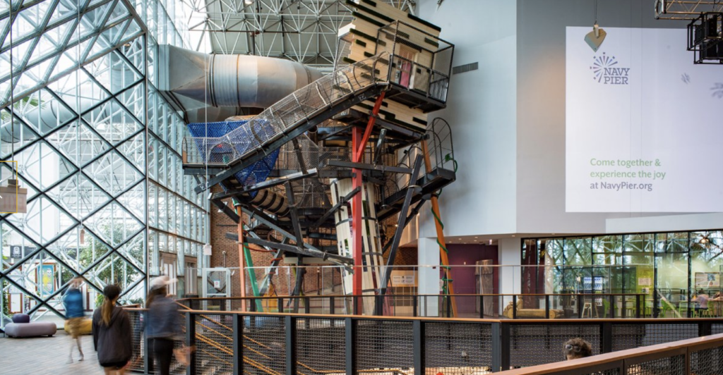 Navy Pier Children's Museum - Navy Pier with Kids (cloud buster, large climbing structure)