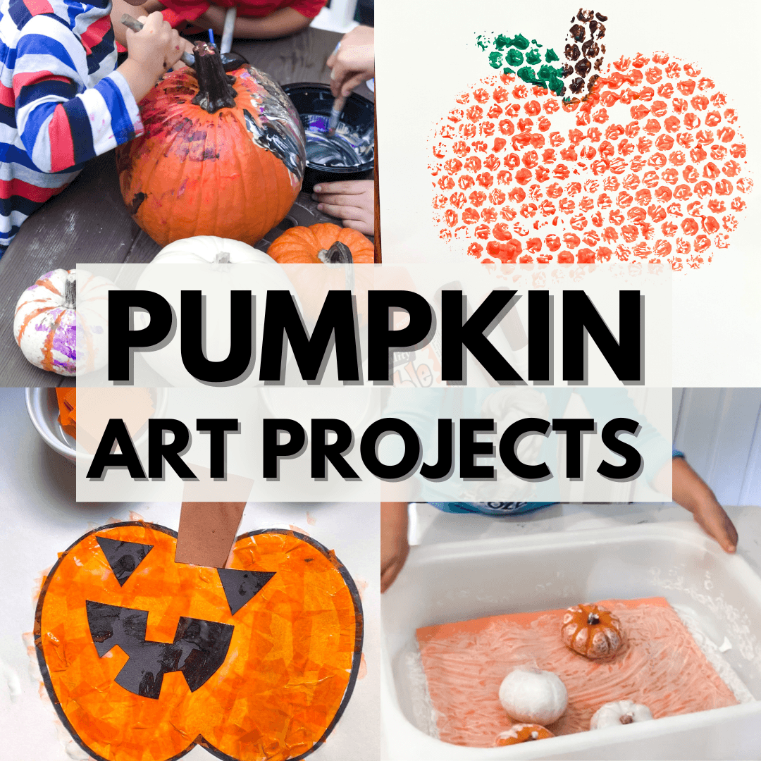 Pumpkin Art Projects for Preschool – EASY Crafts!