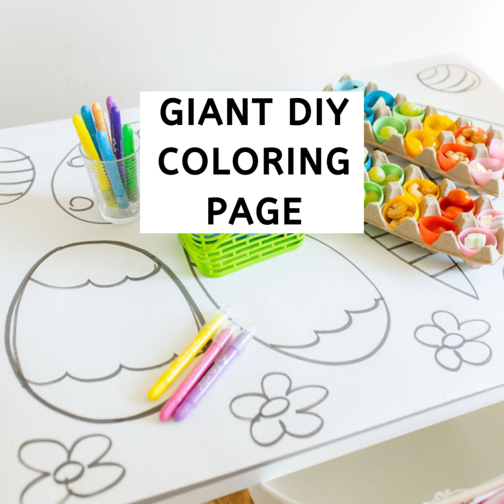 DIY Easter coloring page