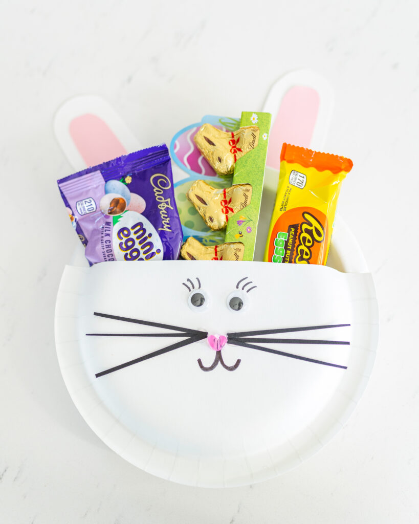 Paper Plate Bunny Craft - Easter craft for kids
