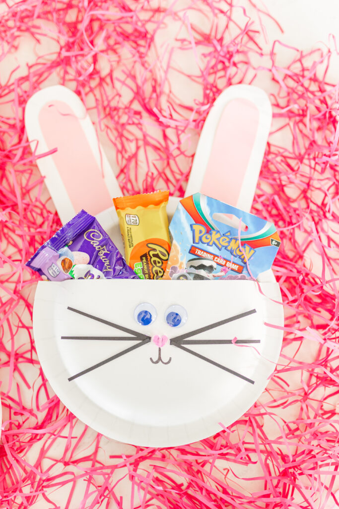 Paper Plate Bunny Craft - Easy preschool craft for Easter