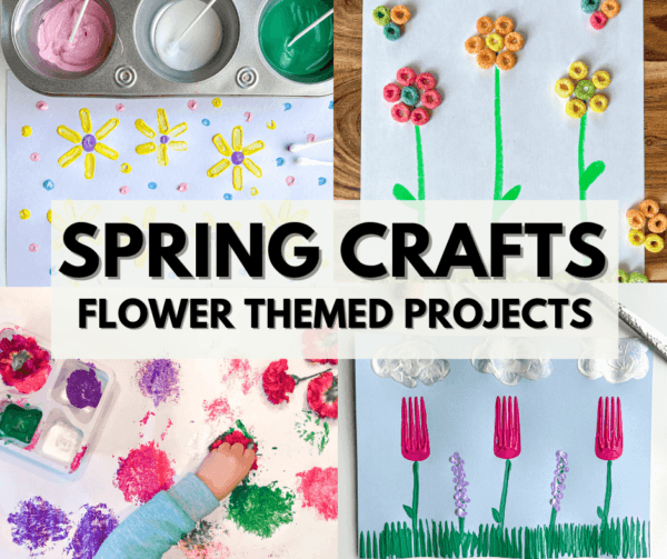 Easy Spring Crafts For Preschoolers - Best Flower Themed Crafts! - Low 