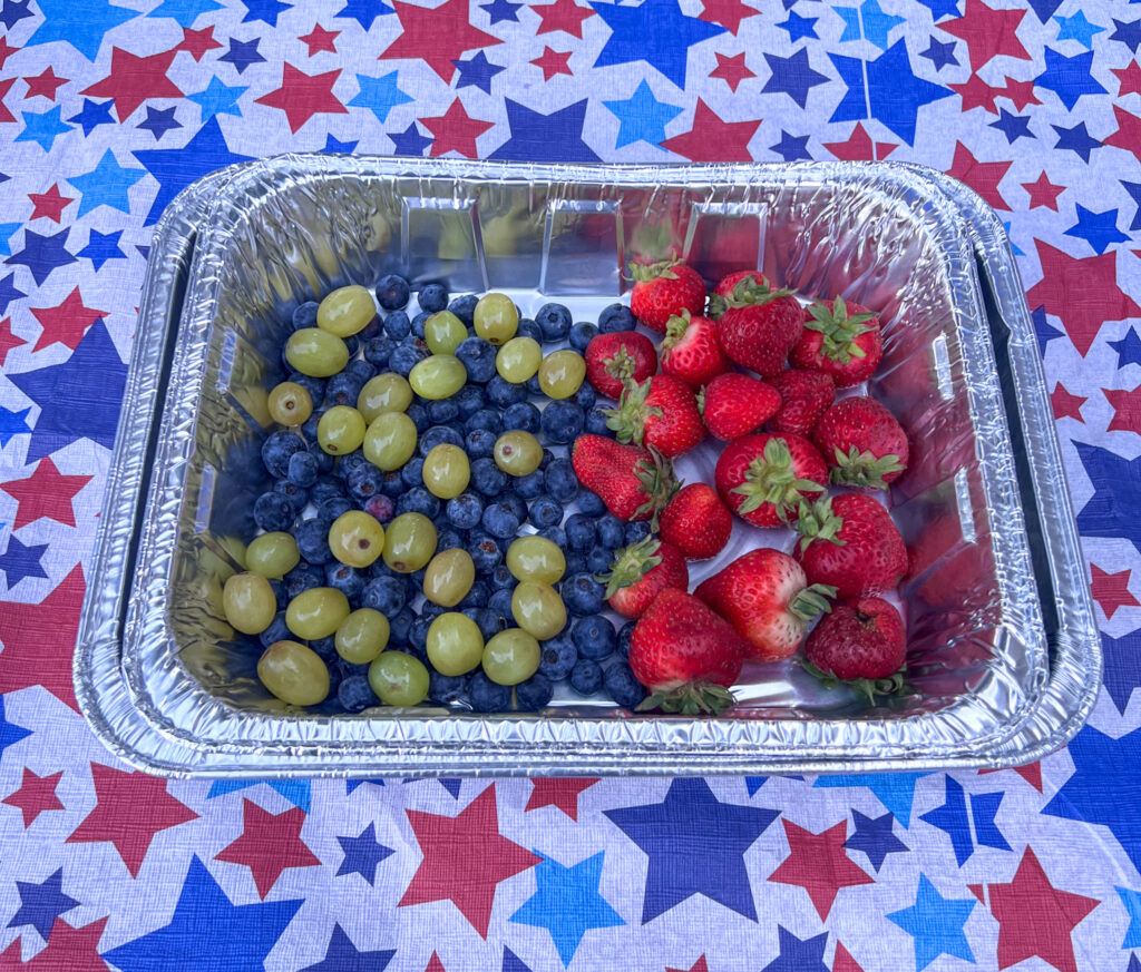 Cookout Ideas for 4th of July - fruit tray hack