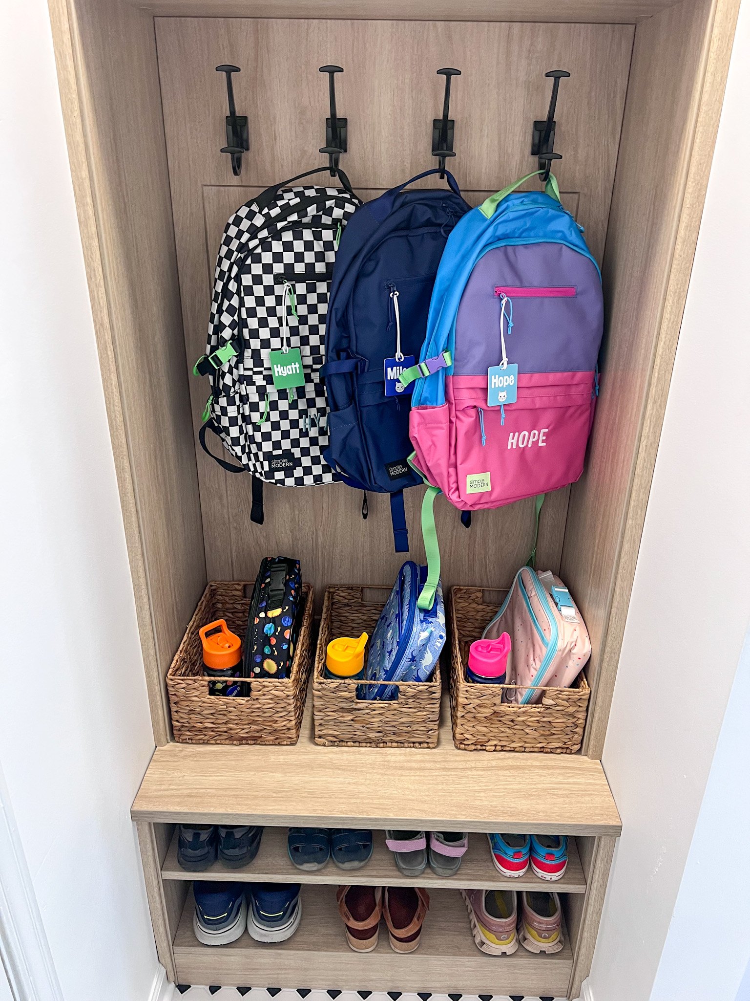 Backpack Storage Ideas: Amazing Built-In Storage Locker - LOW LIFT FUN